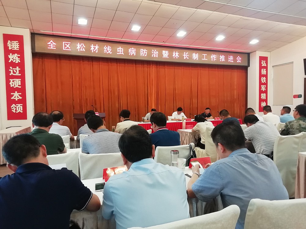 全區(qū)松材線蟲防治暨林長(zhǎng)制工作推進(jìn)會(huì)順利召開(kāi)